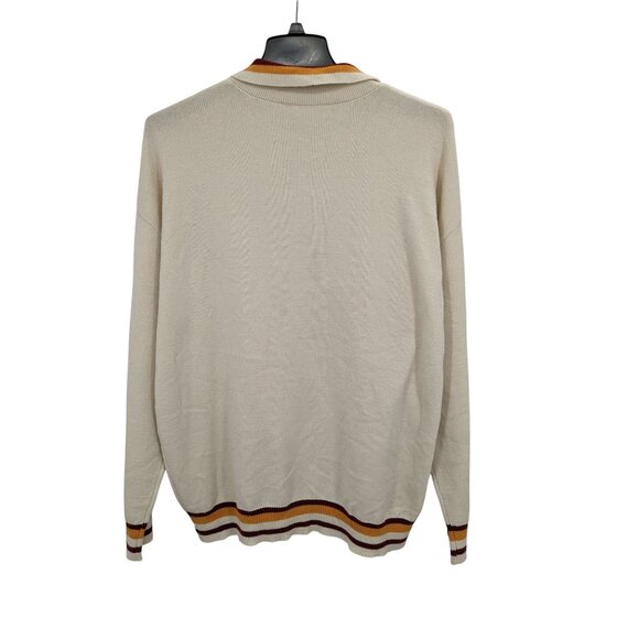 Harry Potter Hogwarts Crest Polo Sweater Size 3XL Gryffindor Preppy Academia Y2K - Picture 2 of 8